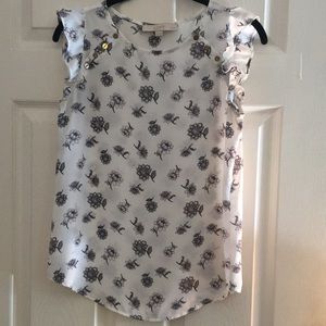 Loft Floral Top Petite